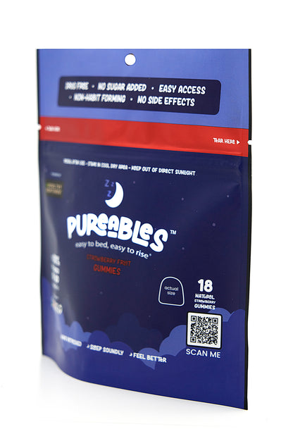 Pureables™ All-Natural Sleep Strawberry Gummies